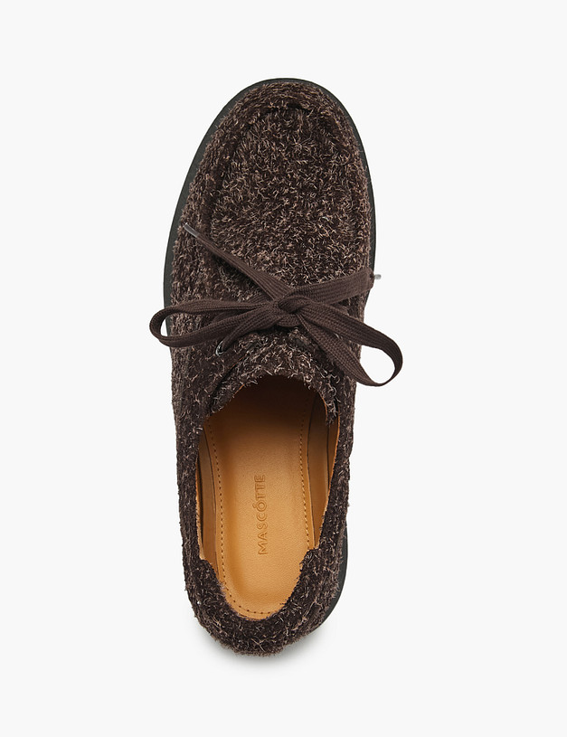 Коричневые женские дерби MASCOTTE 126-520211-0209 | ракурс 4