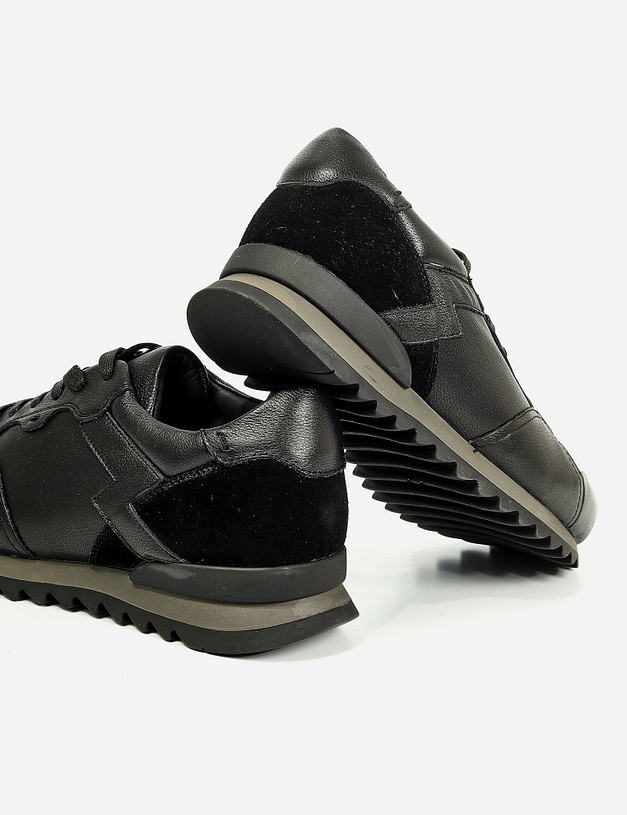 Кожаные мужские кроссовки на меху MASCOTTE 58-1215532-3108M | ракурс 7