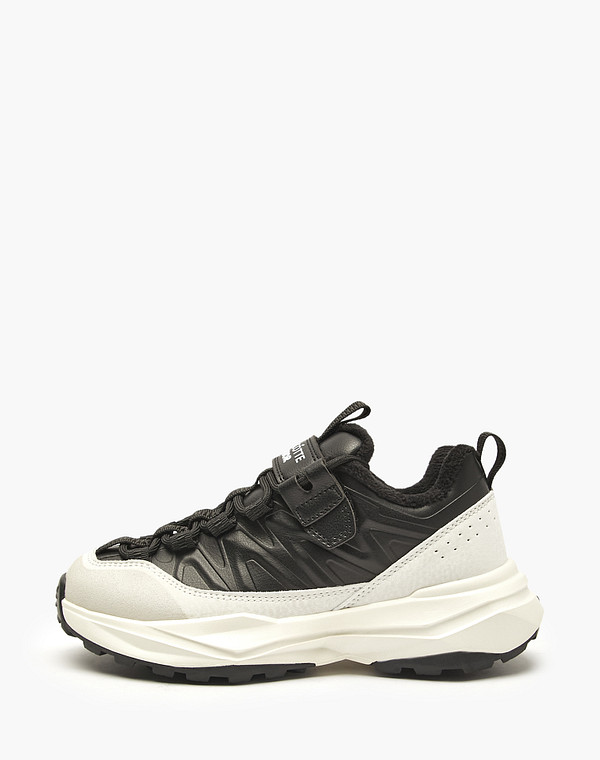 64-522621-0602 Полуботинки для активного отдыха девичьи и.кожа/ворсин черн-бел, Mascotte JUNIOR