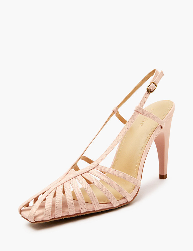 Розовые женские босоножки MASCOTTE 175-5163013-0206 | ракурс 5