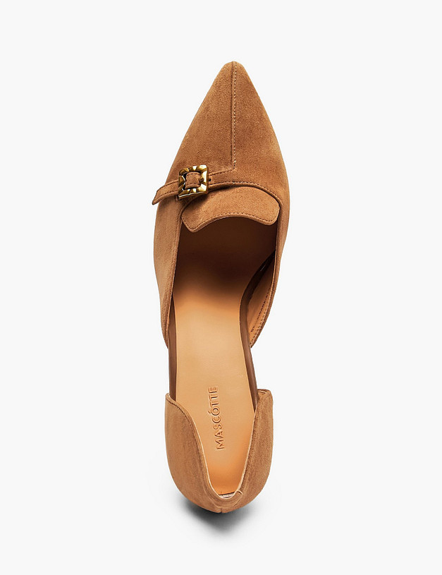 Коричневые женские туфли MASCOTTE 126-6102614-4698M | ракурс 4