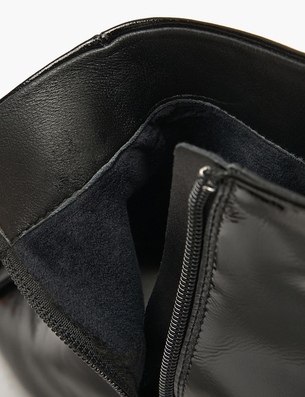 Черные женские лакированные ботильоны MASCOTTE 126-523721-0702 | ракурс 6