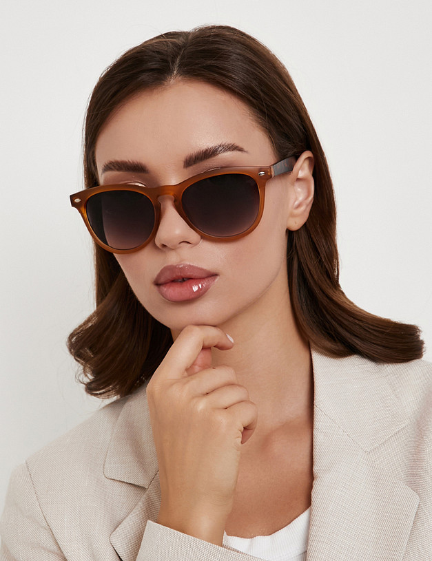 Коричневые женские очки MASCOTTE 793-6109-7709 | ракурс 1