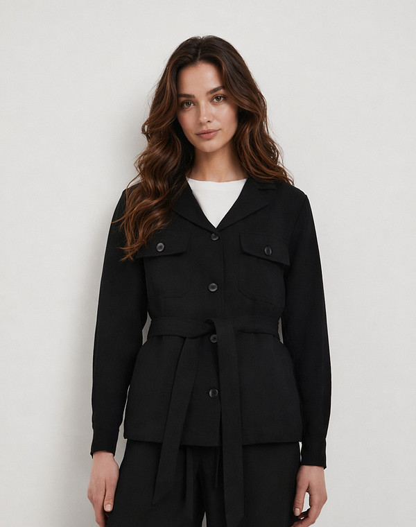 986-6111-2402 Жакет женский черн, Mascotte