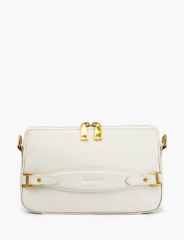 Белая женская сумка MASCOTTE 660-2127-101 | ракурс 2 Белая женская сумка MASCOTTE 660-2127-101 | ракурс 2
