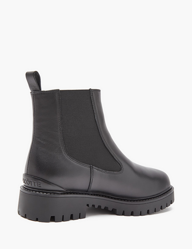 Черные женские зимние челси MASCOTTE 233-3202138-7100M | ракурс 3