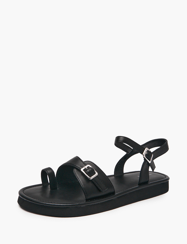 Черные женские сандалии MASCOTTE 78-511661-0602 | ракурс 2