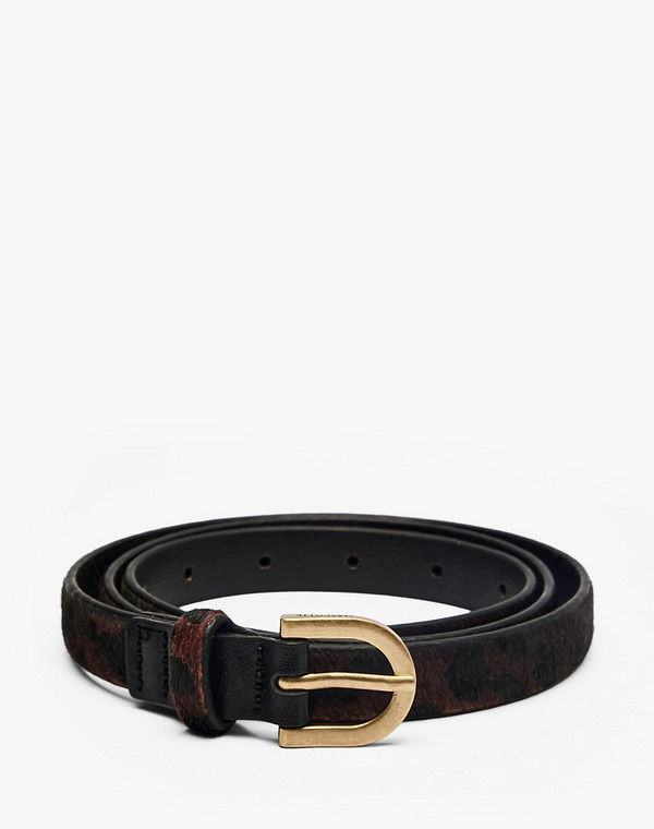 701-6109-0809 Ремень жен. нат.кожа/нат.кожа темн-коричн, Mascotte