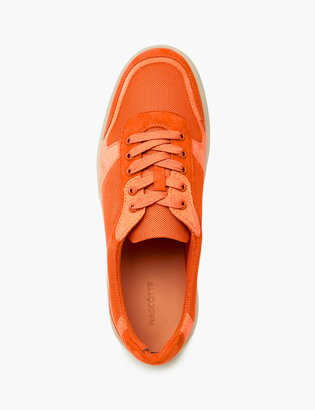 Оранжевые женские кеды на высокой подошве MASCOTTE 22-4120523-4640M | ракурс 4