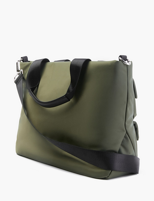 Женская сумка-тоут цвета хаки MASCOTTE 670-2107-204 | ракурс 3