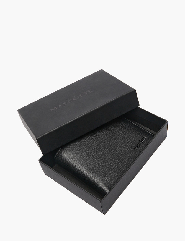 Черное мужское портмоне MASCOTTE 622-3124-102 | ракурс 5