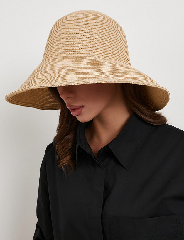 Молочная женская шляпа MASCOTTE 766-6142-2401 | ракурс 2