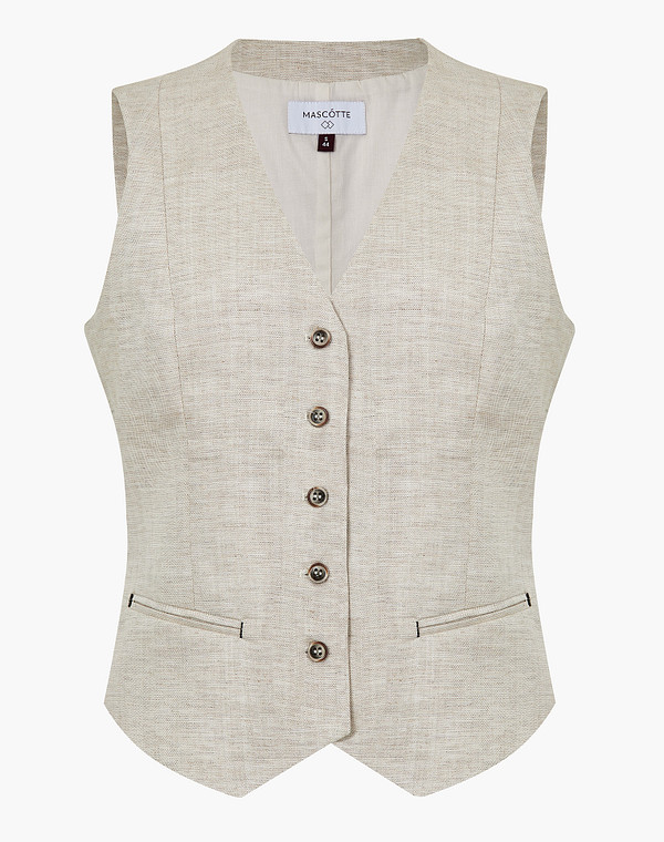 832-6104-2408 Жилет женский беж, Mascotte