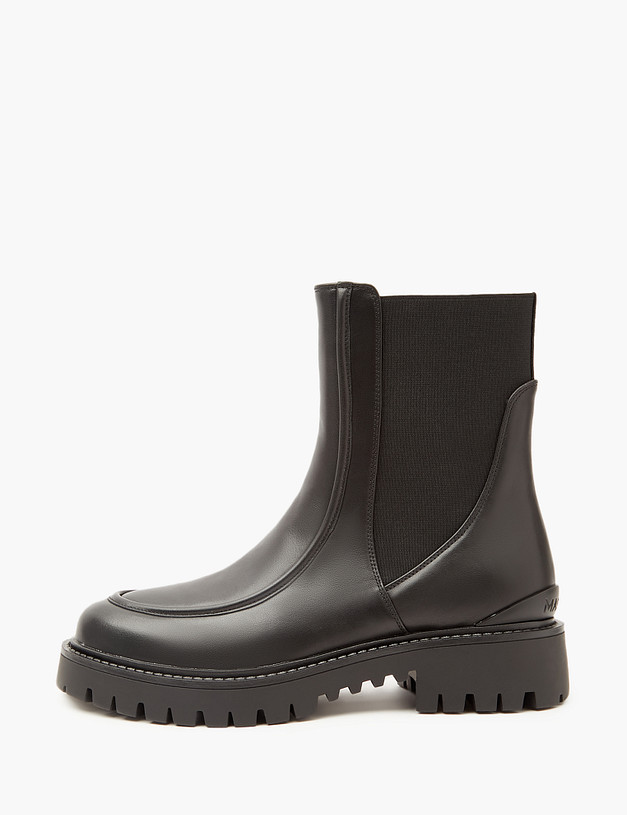 Черные кожаные женские челси MASCOTTE 233-3202122-3100M | ракурс 2