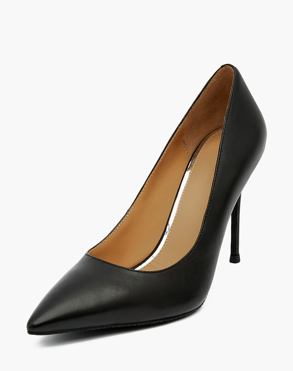 172-3180911-3501M Туфли женские нат.кожа/нат.кожа черн, Mascotte