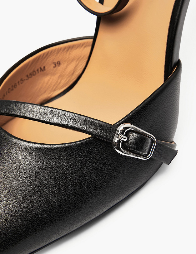 Черные женские туфли MASCOTTE 126-6102615-3501M | ракурс 6