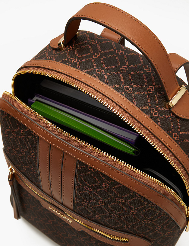 Коричневый женский рюкзак MASCOTTE 604-4146-609 | ракурс 7