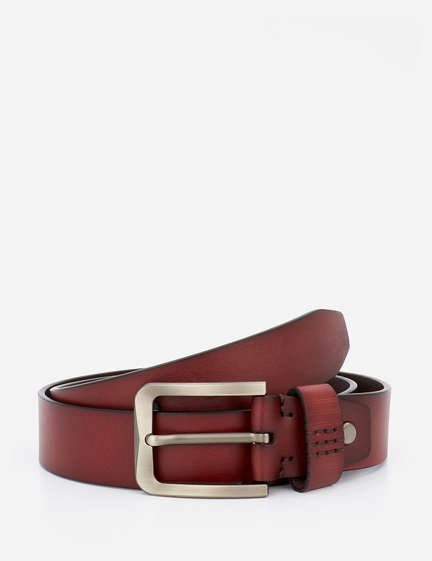 Коричневый мужской ремень MASCOTTE 703-0108-609 | ракурс 1