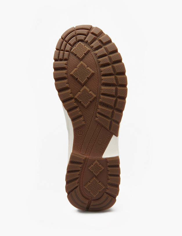 Белые мужские кроссовки с контрастными элементами MASCOTTE 22-5132113-0101 | ракурс 7