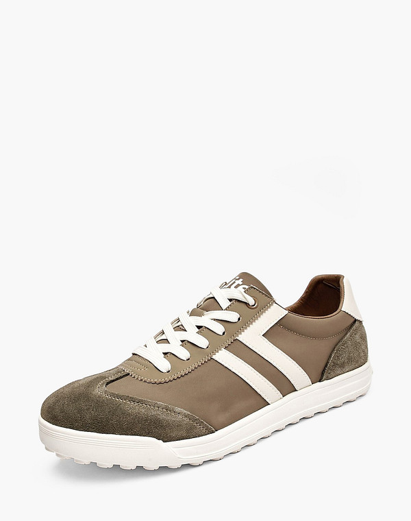 234-610311-0204 Полуботинки для активного отдыха мужские велюр-текстиль/нат.кожа-текстиль зелен-хаки, Lite by Masco