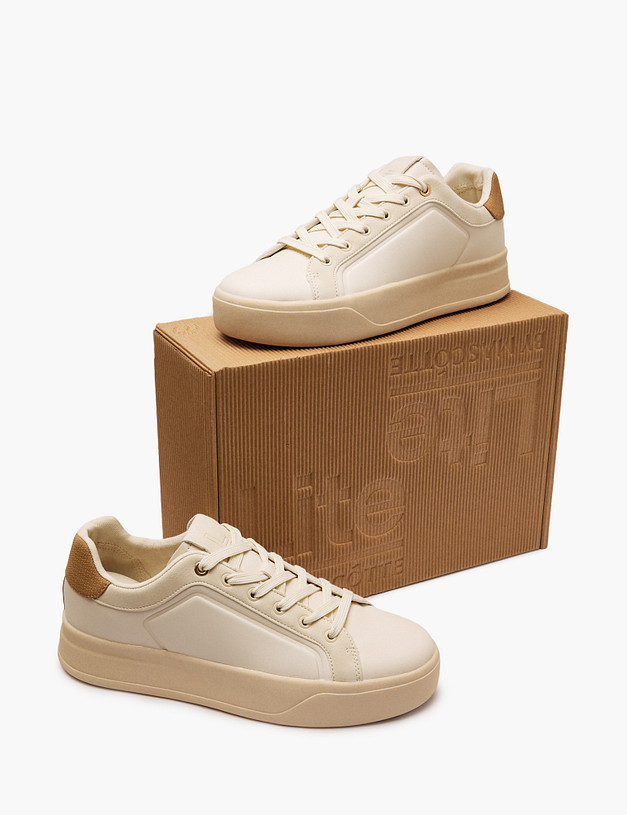 Молочные женские кеды MASCOTTE 64-517921-0608 | ракурс 7