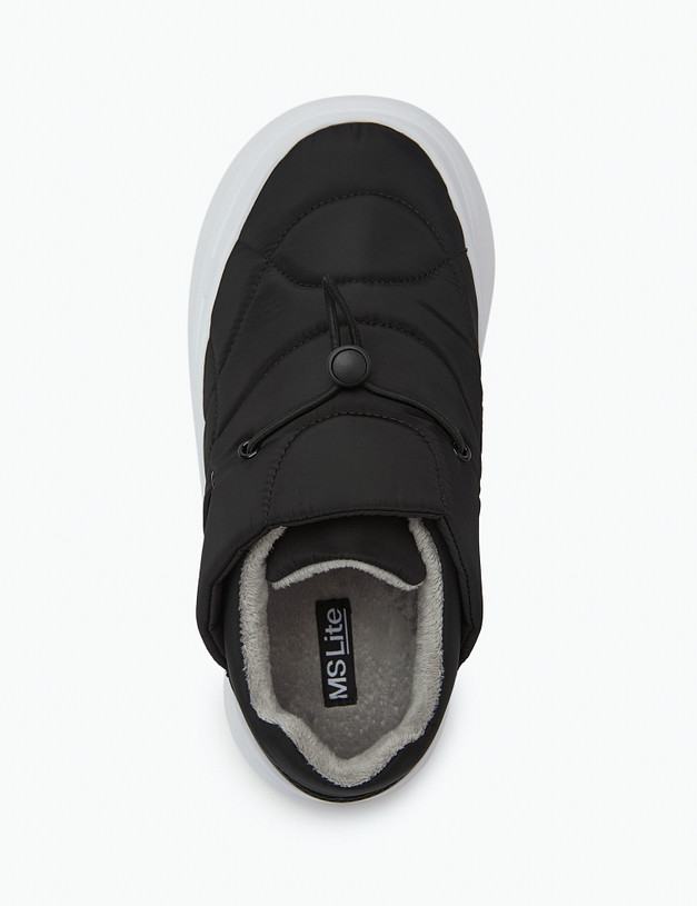 Черные женские короткие дутики MASCOTTE 151-3205623-0202 | ракурс 4