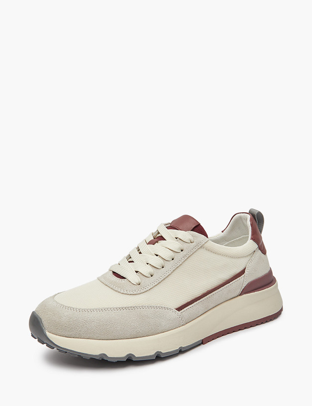 Молочные мужские кроссовки MASCOTTE 22-5150611-2255M | ракурс 2 Молочные мужские кроссовки MASCOTTE 22-5150611-2255M | ракурс 2