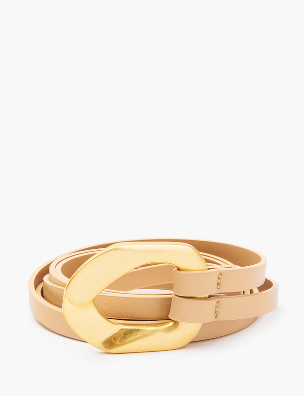 Бежевый женский ремень MASCOTTE 703-2103-608 | ракурс 2