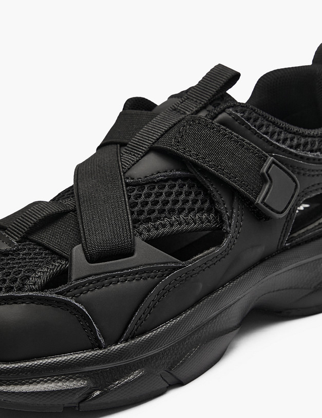 Черные детские кроссовки MASCOTTE 64-611421-0202 | ракурс 6