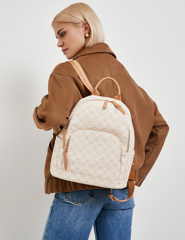 Молочный женский рюкзак MASCOTTE 647-4209-608 | ракурс 1