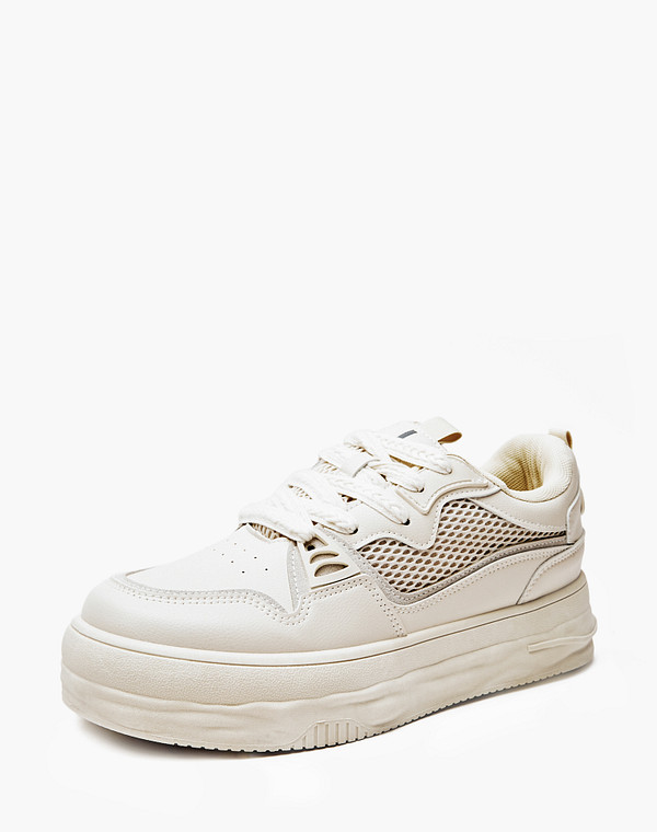 64-410921-0601 Полуботинки для активного отдыха женские и.кожа-текстиль/текстиль молочн, Mascotte Lite