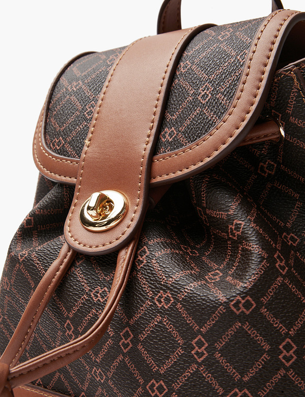 Коричневый женский рюкзак MASCOTTE 604-4246-609 | ракурс 5
