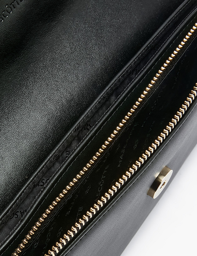 Черный женский клатч MASCOTTE 671-2213-102 | ракурс 4 Черный женский клатч MASCOTTE 671-2213-102 | ракурс 4