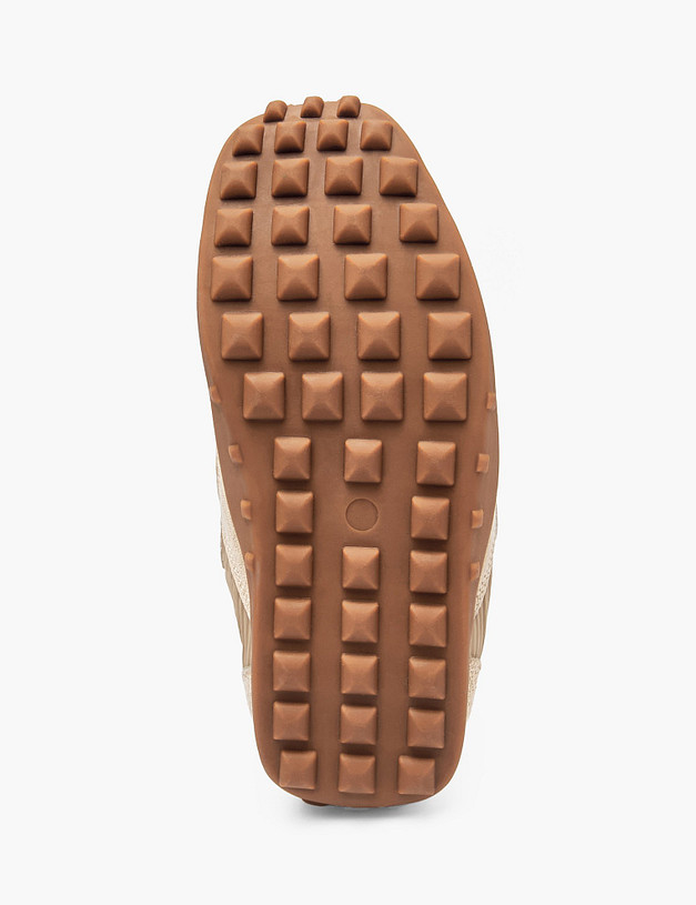 Бежевые кроссовки для девочек MASCOTTE 234-615811-0208 | ракурс 5