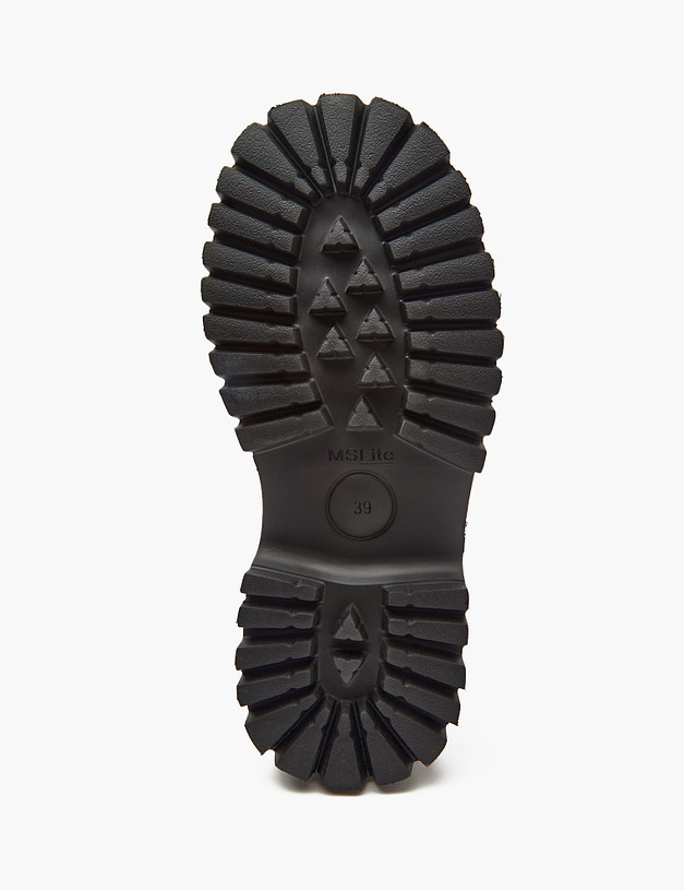 Черные кожаные женские дерби MASCOTTE 58-411011-0102 | ракурс 5