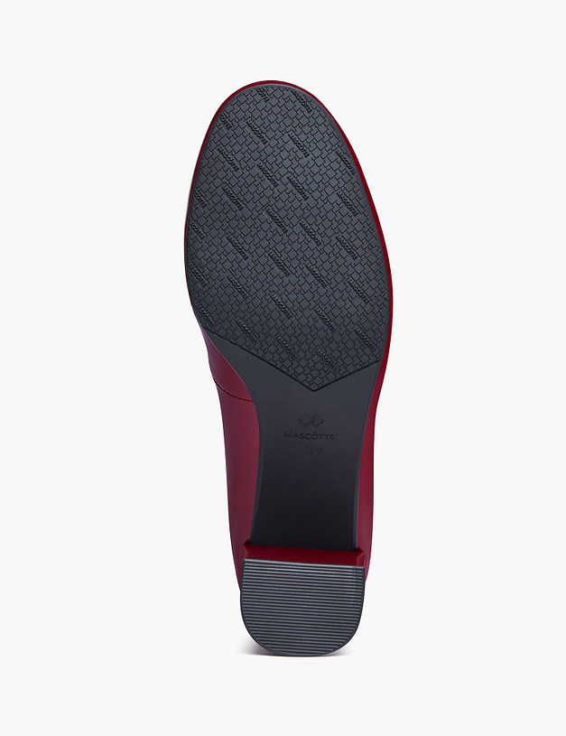Бордовые женские туфли MASCOTTE 94-620411-0705 | ракурс 6