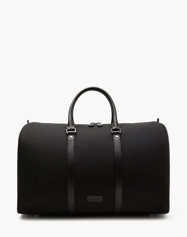 604-4102-202 Сумка дорожная М/Ж текстиль-нат.кожа/текстиль черн, L, Mascotte