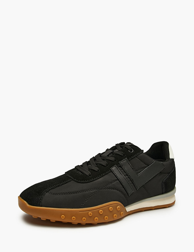 Черные мужские кроссовки MASCOTTE 189-3292121-0202 | ракурс 2