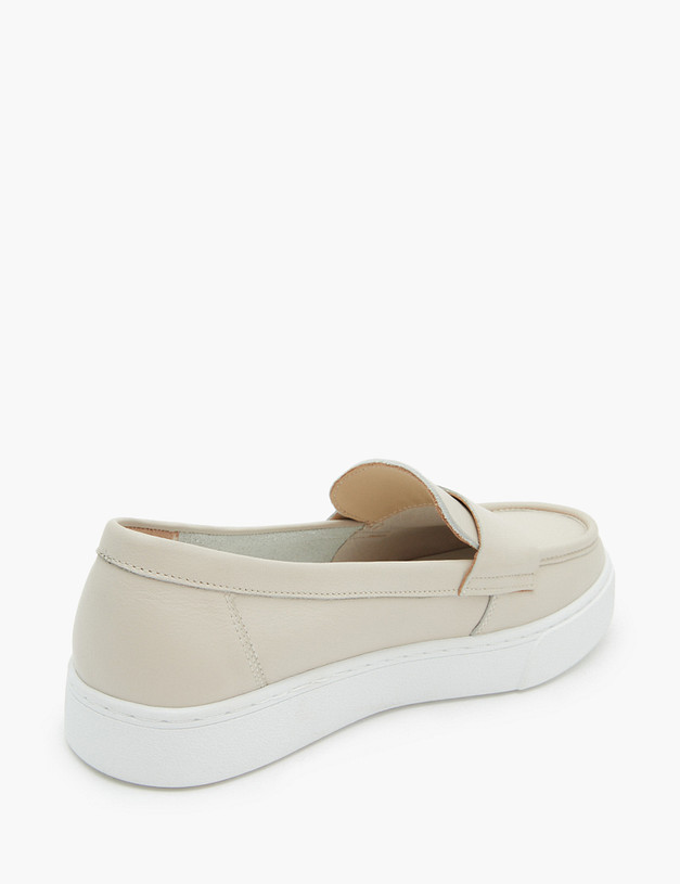 Бежевые женские лоферы MASCOTTE 58-3180512-3178M | ракурс 3