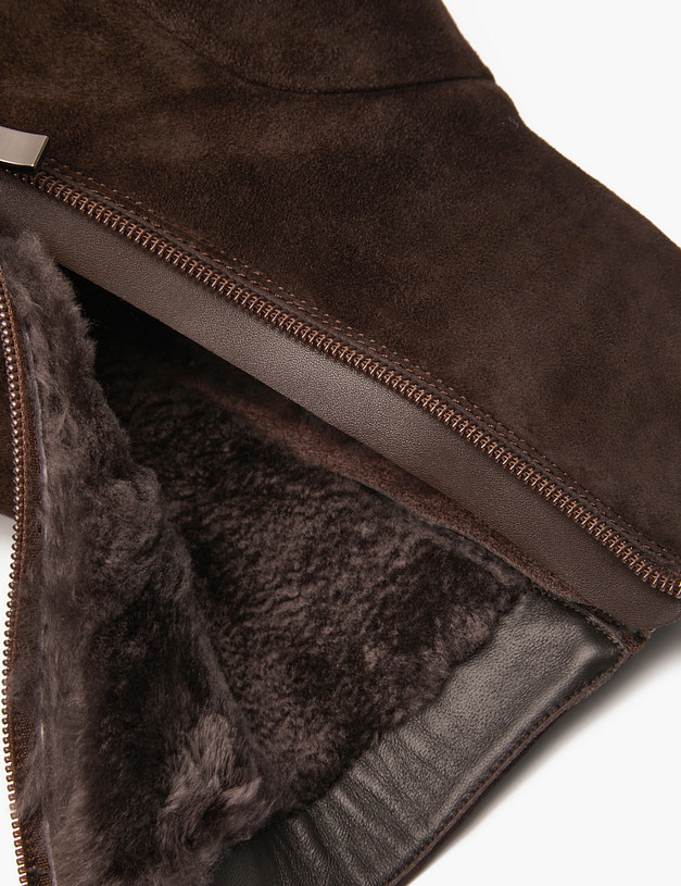 Коричневые женские зимние ботинки MASCOTTE 22-4241133-0609 | ракурс 6