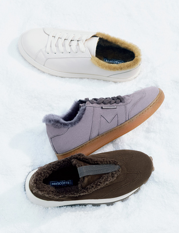 Коричневые женские зимние кроссовки MASCOTTE 15-510238-4680M | ракурс 1