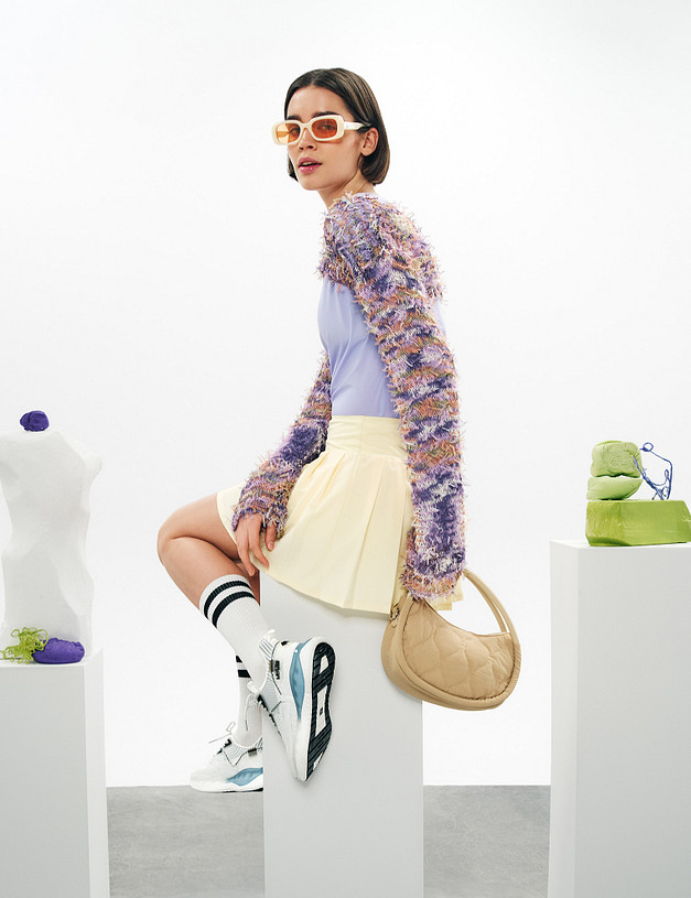 Бежевая женская сумка MASCOTTE 648-4112-208 | ракурс 2 Бежевая женская сумка MASCOTTE 648-4112-208 | ракурс 2