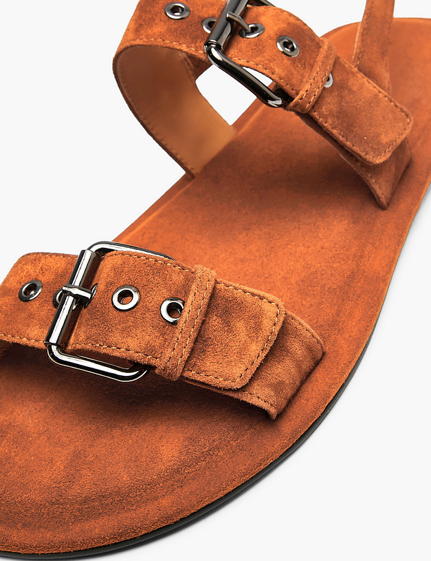 Рыжие женские сандалии MASCOTTE 233-615211-5619M | ракурс 6