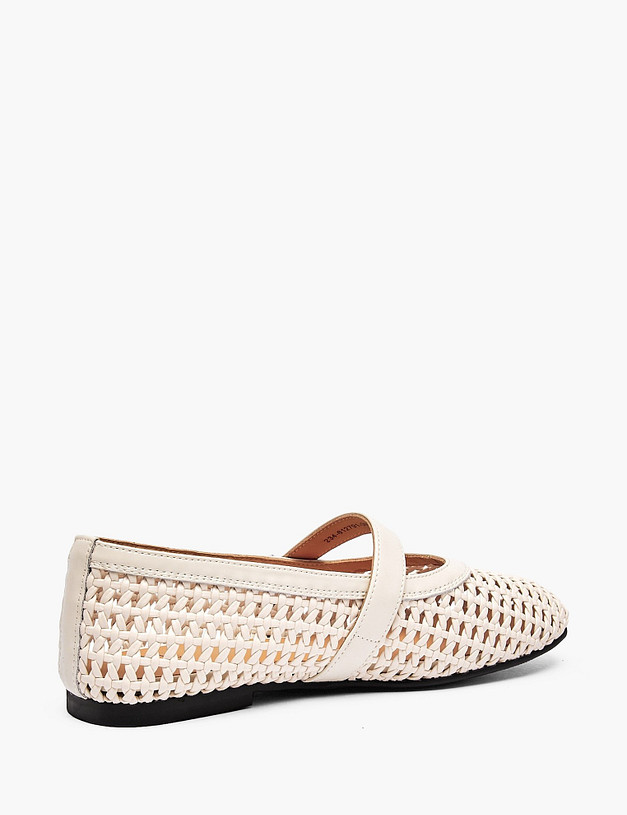 Молочные женские туфли MASCOTTE 234-612791-0601 | ракурс 3