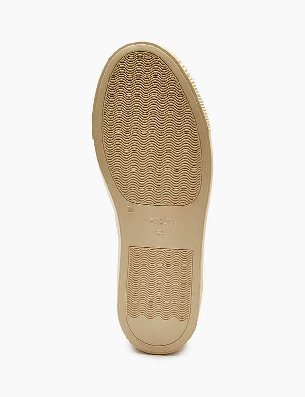 Молочные женские кеды на меху MASCOTTE 22-41204315-7168M | ракурс 6