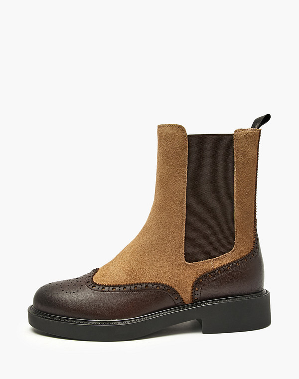 Коричневые женские челси 9990₽