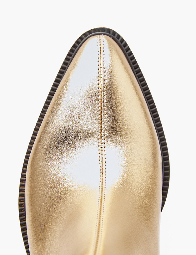 Золотые женские казаки MASCOTTE 172-3201624-0115 | ракурс 5