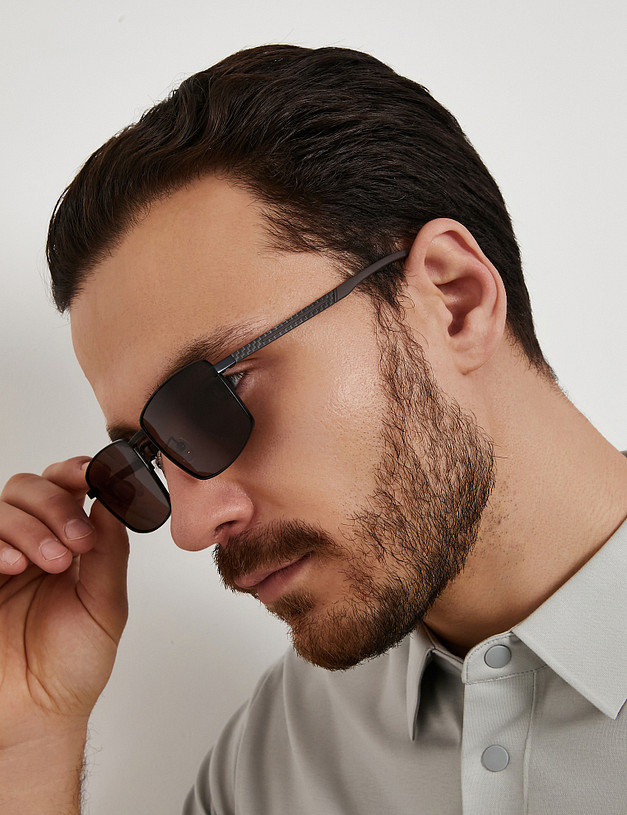 Коричневые мужские очки MASCOTTE 793-6144-7709 | ракурс 1