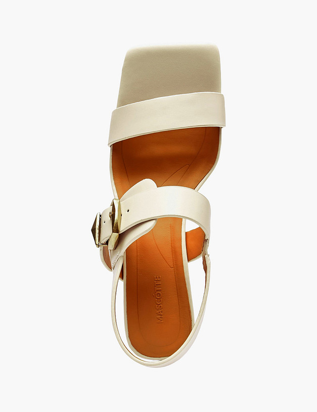 Бежевые женские босоножки MASCOTTE 94-612111-1004M | ракурс 4