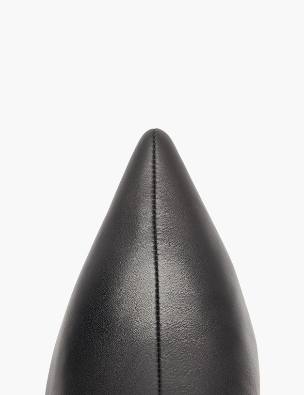 Черные женские ботильоны из натуральной кожи MASCOTTE 195-421321-3100M | ракурс 4